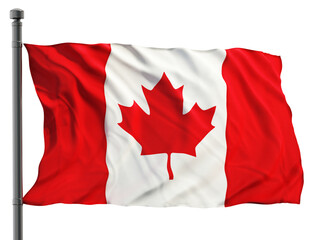 Flag of Canada. PNG file with transparent background.