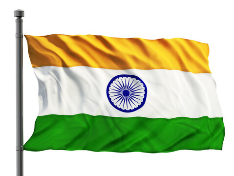 Flag of India. PNG file with transparent background.
