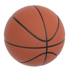 Fototapeta premium 3D rendering illustration of a basketball ball