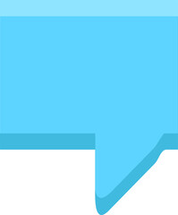 blank dialog box or speech bubble illustration