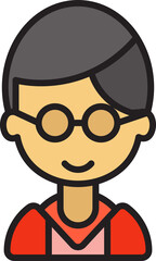 boy character avatar illustration