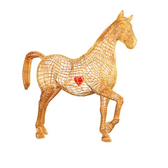 
Horse conceptual art 
Horse Wireframe 
Horse concept art 
Golden horse