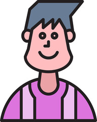 boy student avatar illustration