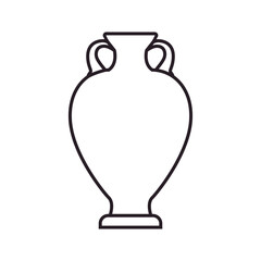 Amphora icon vector. Jug illustration sign. pottery symbol or logo.