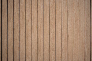 Arranged pattern  brown wooden planks board background makes you feel warm and natural.