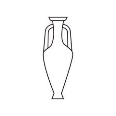 Amphora icon vector. Jug illustration sign. pottery symbol or logo.