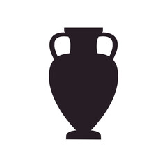Amphora icon vector. Jug illustration sign. pottery symbol or logo.