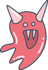 doodle monster character illustration