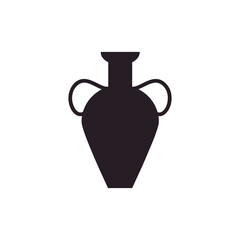 Amphora icon vector. Jug illustration sign. pottery symbol or logo.