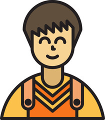 male character avatar illustration