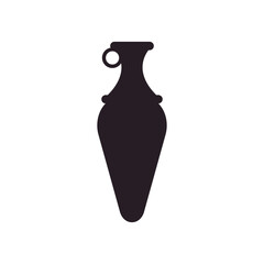 Amphora icon vector. Jug illustration sign. pottery symbol or logo.