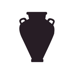 Amphora icon vector. Jug illustration sign. pottery symbol or logo.