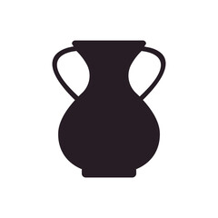 Amphora icon vector. Jug illustration sign. pottery symbol or logo.