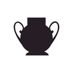 Amphora icon vector. Jug illustration sign. pottery symbol or logo.