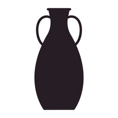 Amphora icon vector. Jug illustration sign. pottery symbol or logo.