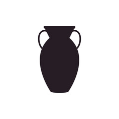 Amphora icon vector. Jug illustration sign. pottery symbol or logo.