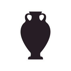 Amphora icon vector. Jug illustration sign. pottery symbol or logo.