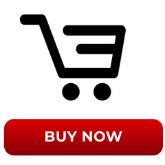 Buy now button with shopping cart icon background image
