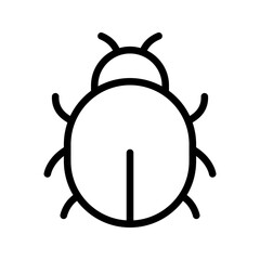 Insect  icon. bug sign  vector illustration