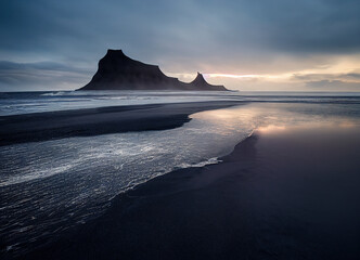 black sand beaches of Iceland