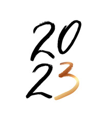 2023 calligraphy lettering