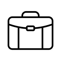 Suitcase icon. bag sign. vector illustration