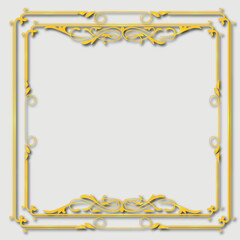 Frame, in the style of an ornament, Vector illustration eps 10, Art.