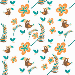 
Bird pattern. Can be used for children's art