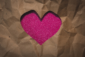 heart love paper romance vintage day