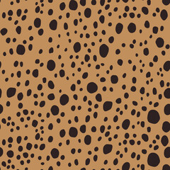 Abstract modern leopard seamless pattern. Animals trendy background. Color decorative vector stock illustration for print, card, postcard, fabric, textile. Modern ornament of stylized skin
