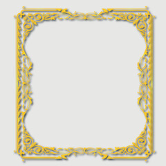 Frame, in the style of an ornament, Vector illustration eps 10, Art.