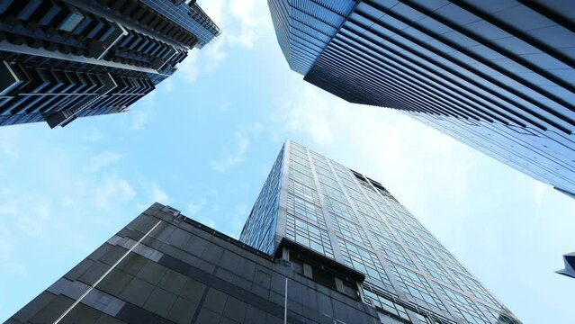  low angle view of ocean financial center singapore 