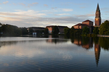 urban lake in kiel