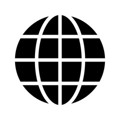 Web icon. globe sign. vector illustration