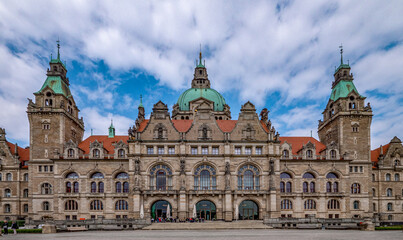 Fototapeta na wymiar Hannover Neues Rathaus