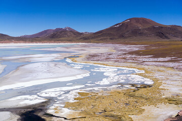 Diversity od colors in Laguna Tuyacto, Atacama, Chile