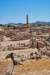 The ruins of the Temple of Apollo on the Greek island of Aegina.