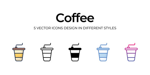 coffee icons set vector illustration. vector stock,