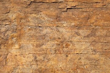 Stone texture detail, close up shot of rock surface for background and design.