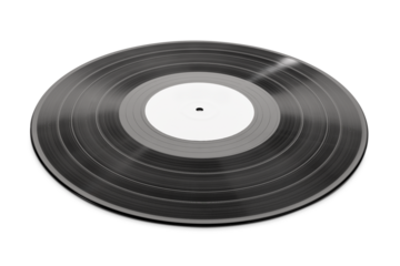 Vintage Vinyl record isolated