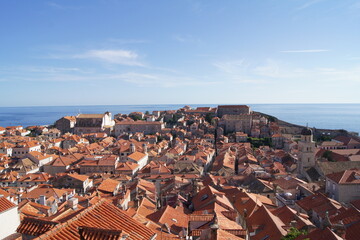 Costa de Dubrovnik en el mar Adriatico