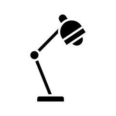 Desk lamp icon. lighting sign. vector illustration