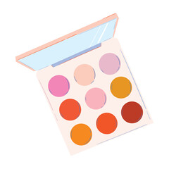 Hand drawn cosmetic. Make up. Vector isolated illustration.