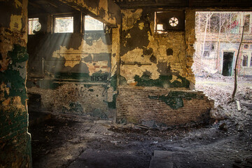 Fototapeta na wymiar Beatiful Decay - Verlassener Ort - Urbex / Urbexing - Lost Place - Artwork - Creepy - High quality photo