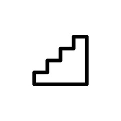 Up stair Icon Design Vector Template Illustration