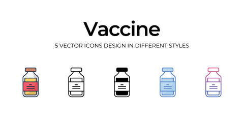 vaccine icon set vector illustration. vector stock.