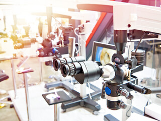 Dental surgical microscope laboratory