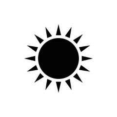 Sun icon vector illustration 