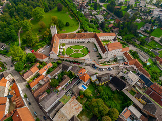 Enns an der Donau von oben