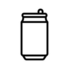 Can icon. beverage cans sign. vector illustration